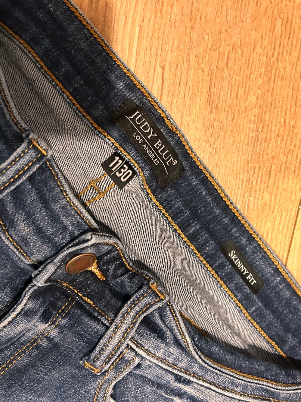 Judy Blue women’s Dark Blue Slim Stretch Jeans 11/30 - Picture 5 of 5